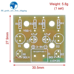 TZT semplice LED Flash fai da te Kit circuito elettronico fai da te Suite elettronica 1.2mm per Arduino Flash LED Kit Kit elettronico fai da te - Product Image 2