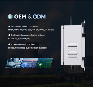 Уличная микро-воздушная станция Modbus RS485 LoRaWAN 4G система для обнаружения качества загрязнения окружающего воздуха - Product Image 5
