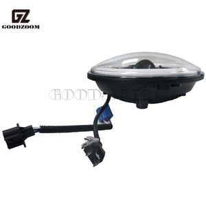 GOODZOOM 7インチ車ラウンドLEDヘッドライトスポットライトLEDワークライト12V Dll Ledデイタイムランニングライト24Vトラックオフロード用 - Product Image 3