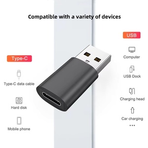 USBオスからタイプCへのメスコネクタ2024ホットセールOTGコンバータUSB 2.0アダプター携帯電話用DC出力タイプ - Product Image 6
