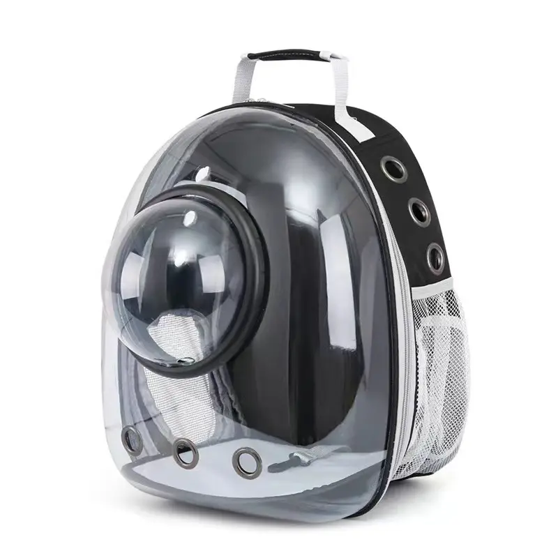 カスタム卸売人気透明宇宙カバー犬バッグスペースカプセルペットバックパックペットキャリアバッグ