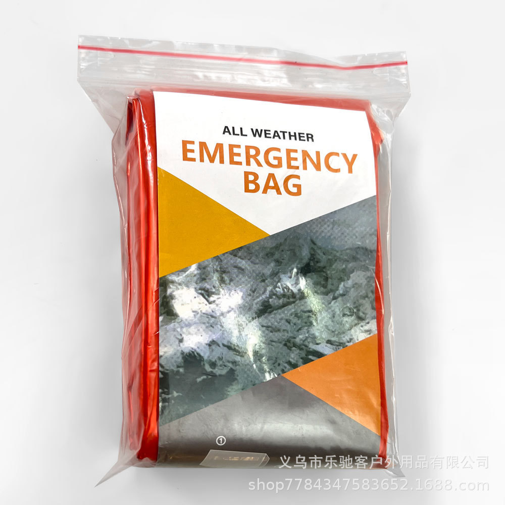 Pe sleeping bag orange transparent bag packaging