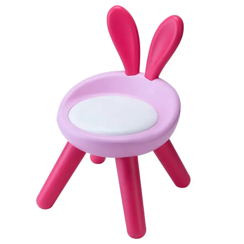 ילדים ריהוט creative עיצוב קריקטורה ארנב בצורת בטוח פלסטיק הדום כיסא לילדים