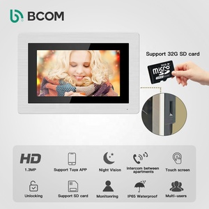 Bcomtech Apartment IP WiFi <strong>Video</strong> Door Phone <strong>System</strong> 7 Inch Touch Screen with Audio <strong>Video</strong> RFID Card Access for Entryway Security - Product Image 2