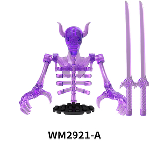 Venta al por mayor WM6208 Susanoo 15,5*18cm 7 formas 2 armas 1 Base juegos de bloques de construcción juguetes educativos para niños - Product Image 4