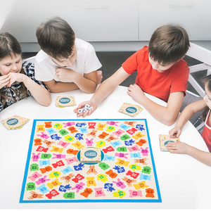 子供のためのインタラクティブなウッドボードゲーム子供の両親との2人のプレーヤーの戦い家族の遊びのための楽しい早期教育玩具 - Product Image 3