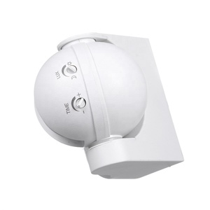 AC 110 v-240 v Detector de movimiento automáticos infrarrojos PIR Sensor de 220V 180 grados de rotación al aire libre temporizador de luz interruptor