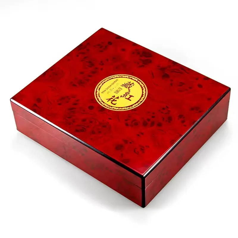 Venta caliente Pastillero Embalaje de madera de alta calidad Caja de medicina tradicional Caja de embalaje de azafrán