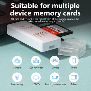 2合1多卡读卡器USB 3.0多功能存储卡读卡器微型c型USB SD TF读卡器 - Product Image 4