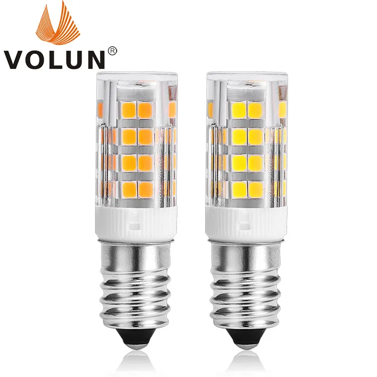 مصابيح بديلة 51LED W w V E11 لمبة ليد 35 واط هالوجين ، JD T4 E17 قاعدة شمعدانات صغيرة led بليد