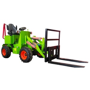 Piccolo caricatore a doppio motore per carico e scarico di cereali rurali piccoli caricatori idraulici per camion - Product Image 1