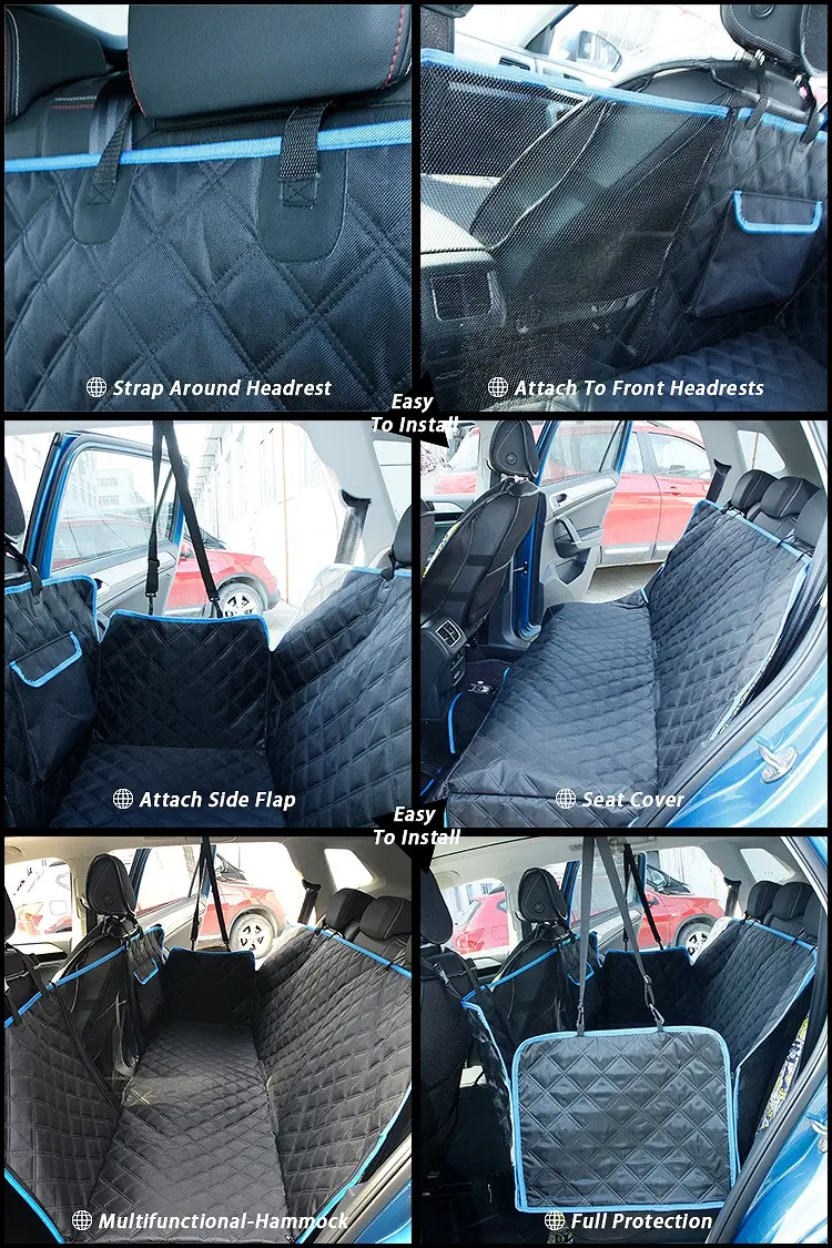 Sang Trọng Phổ Không Thấm Nước Vật Nuôi Cung Cấp Xe Mat Dog Car Seat Cover Võng