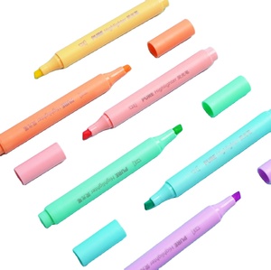 学生学校用彩色三角形荧光笔记号笔 - Product Image 1