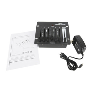Mini 6-Channel DMX512 <strong>Controller</strong> for <strong>LED</strong> Par &amp; DJ Lights Simple Console <strong>with</strong> DC9V Adapter for Party Supplies - Product Image 6