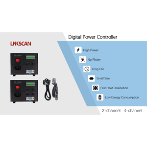 24V macchina visione LED luci 4 canale 60W/120W Digital Power Controller automatizzato 255 remoto livello PWM controllo certificato Rohs - Product Image 2