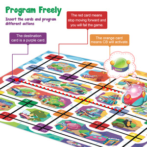Intelligent <strong>Robot</strong> Puzzle <strong>Game</strong> Card Child Toy Car Color Sensing Coding <strong>Program</strong> <strong>Robot</strong> Toy Other Education STEAM Toy - Product Image 2