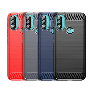 HTC Wildfire E2Plus用モバイルバックカバーモバイルアクセサリー用ブラシTPU電話ケースカバーケースHTCWildfire E2Plus用 - Product Image 1