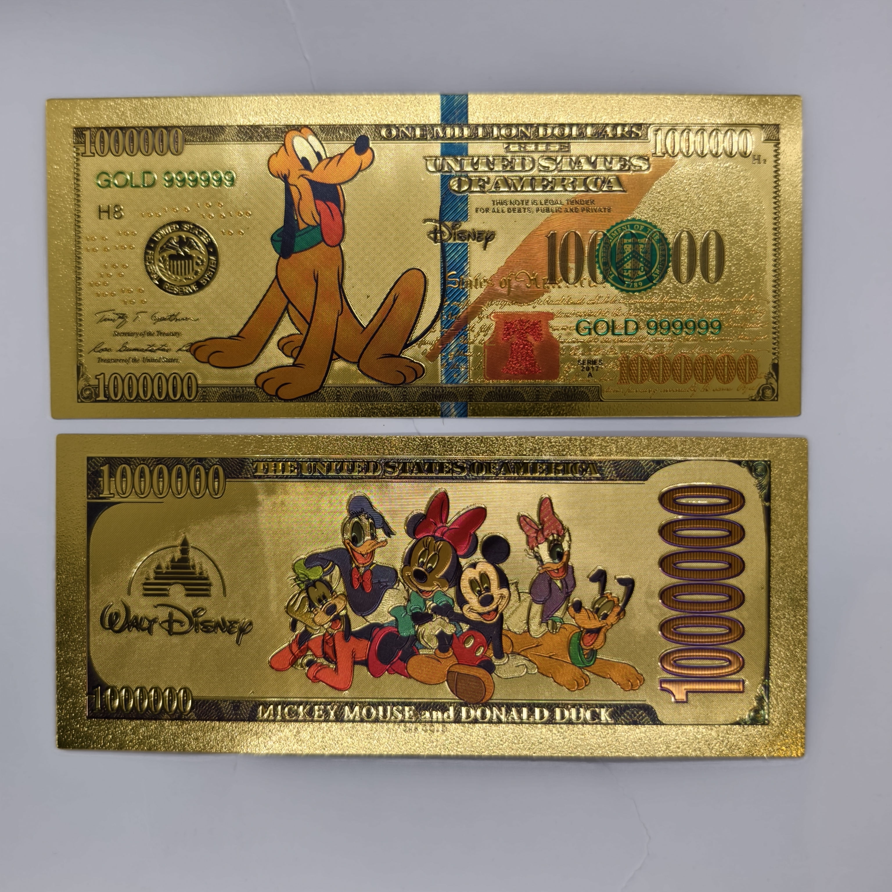 Ünlü animasyon karikatür 10 milyon banknot Donald Duck papatya Mickey Mouse Minnie gifts y ve hediyeler için Pluto hatıra - Product Image 5