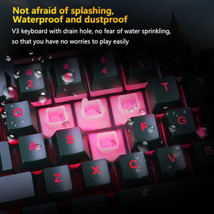 Custom 104-<strong>Keys</strong> ABS RGB Backlit Gaming <strong>Keyboard</strong> New USB Desktop/Laptop/PC <strong>Computer</strong> <strong>Keyboard</strong> with Rainbow Colors Plastic Material - Product Image 5