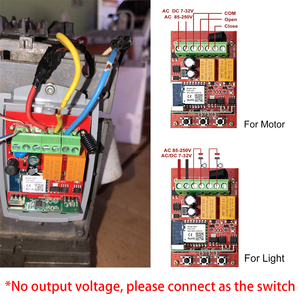 Telecomando Wireless universale TUYA WiFi Smart Switch per 433Mhz 7-32V 85-250V codice di rotolamento fisso ricevitore telecomando - Product Image 4