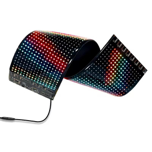 Auto Werbung Dekoration 5VUSB Programmier bare Leuchtdiode Flexibler Bildschirm APP Control Pixel <span class=keywords><strong>Matrix</strong></span> Soft Screen Lighting