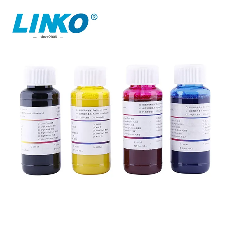 LINKO fábrica al por mayor Hola-pro medio ambiente tinta de sublimación para impresión de tela Compatible con Polaris impresoras