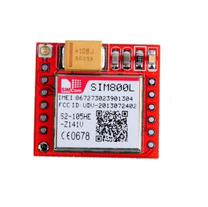 コンパクトSIM800L GPRS GSMモジュールマイクロSIMスロットクアッドバンドTTLシリアルポートアンドアンテナ付き - Product Image 4