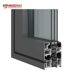 Weidun VF85ระบบหน้าต่างบานเลื่อนแบบมินิมอลลิสต์กันน้ำเสียงความร้อนกรอบอลูมิเนียมฉนวนป้องกันรังสียูวีสำหรับระเบียงบ้าน - Product Image 1