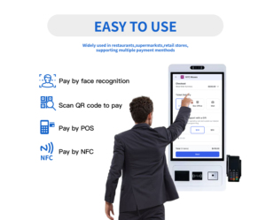 Khách sạn kiosk 27 "hóa đơn thanh toán vé kiosk tự kiểm tra trong hộ chiếu máy quét thẻ Dispenser kiosk tiền mặt recycler máy - Product Image 5