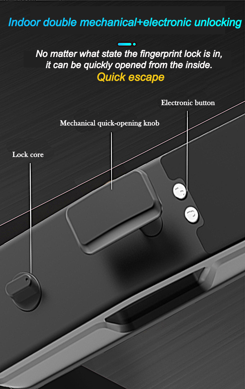 Multifunctional door lock smart electronic cat's eye induction remote control lithium battery  beautiful intelligent locks doors