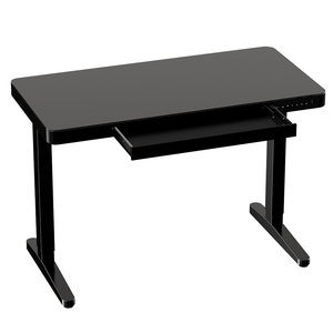 Tavolo in vetro Design semplice scrivania per casa ufficio Computer tavolo di sollevamento regolabile in altezza tavolo automatico elettrico - Product Image 1