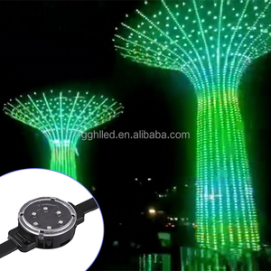 24 В RGB IC светодиодный пиксельный свет DMX512 наружный IP67 водонепроницаемый точечный источник света с корпусом из поликарбоната - Product Image 1