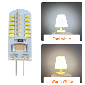 หลอดไฟ LED G4ลูเมนสูงสำหรับตกแต่งบ้าน AC 85-265V 4W Gy6.35ดาวน์ไลท์ LED พร้อมสวิตช์ควบคุมระยะไกลสำหรับใช้ในบ้าน