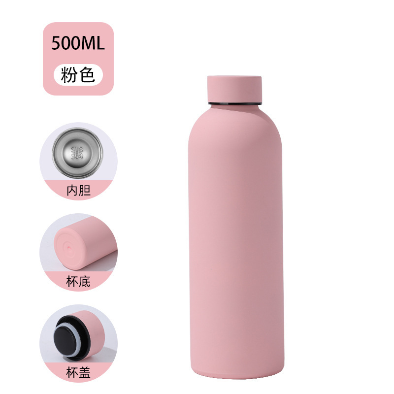 Small bottle, pink rubber paint 500ML.