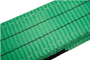 2000KG Grüne Farbe Flaches Gurtband Heben Sling Eye to Eye Rigging Tools zum Heben von Kabeln Container Laden - Product Image 2