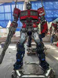 हॉट-सेलिंग उच्च गुणवत्ता वाले ट्रांसफार्मर प्रतिमा विज्ञान-फाई फिल्म रेसिन मूर्तियों से बड़े ऑप्टिमस प्राइम फिबरग्लास मूर्तिकला - Product Image 2