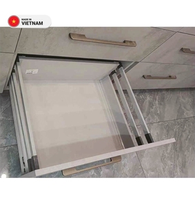 Hochleistungs-Stahl-Hochleistungs-Teleskops chu blade schieber Soft Close für Tandem-Box-System zum Essen von Metalls chienen mit glatter Verlängerung - Product Image 1