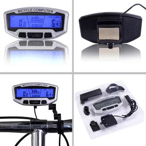 ワイヤレスルミナスオドメーター自転車ダブルコントロールディスプレイSD-558C防水LCDデジタルバイクコンピューター電子バイクオドメーター - Product Image 3