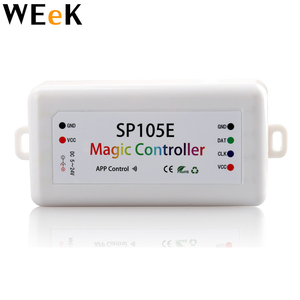 Sihirli denetleyici SP105E BT WS2811 WS2812B led denetleyici SPI SK6812 RGB/RGBW APA102 WS2801 piksel Led şerit led DC5V-24V - Product Image 1
