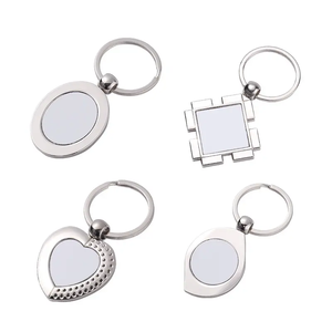 Dayanıklı Mini fotoğraf resim görüntüleyici anahtarlıklar özel Logo dikdörtgen alüminyum Transfer boşlukları Metal anahtarlıklar yapılan çinko alaşım - Product Image 1