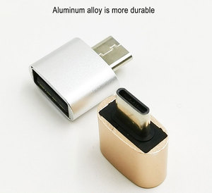 适用于Macbook Pro小米mi 10迷你USB适配器C型OTG电缆转换器的USB C型OTG适配器快速USB 2.0至C型适配器 - Product Image 6