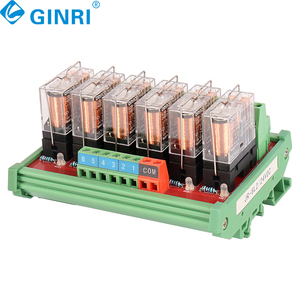 DC 5V 12V 24V 6 Channel Micro-<strong>controller</strong> 5A PLC <strong>Output</strong> DPDT <strong>Relay</strong> Modules Board - Product Image 2