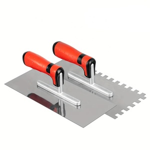 Chuyên Nghiệp Masry Trowel Lưỡi Thép Không Gỉ Trastering Notched Trowel Với Cao Su Xử Lý - Product Image 4