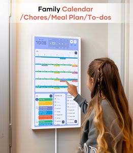 Custom 32 Inch Big Size Wall Mounted Smart Calendar Touch Screen Digital Calendar Family Weekly Planner Calendar - Product Image 5