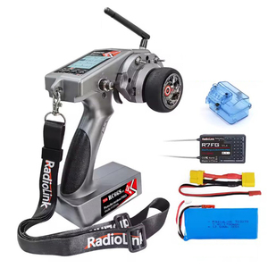 Radiolink RC6GS V3 2.4G 7 Channel <strong>RC</strong> Radio Transmitter with R7FG/R8FG Receiver Gyro Telemetry Remote Controller for <strong>RC</strong> Car Boat - Product Image 1