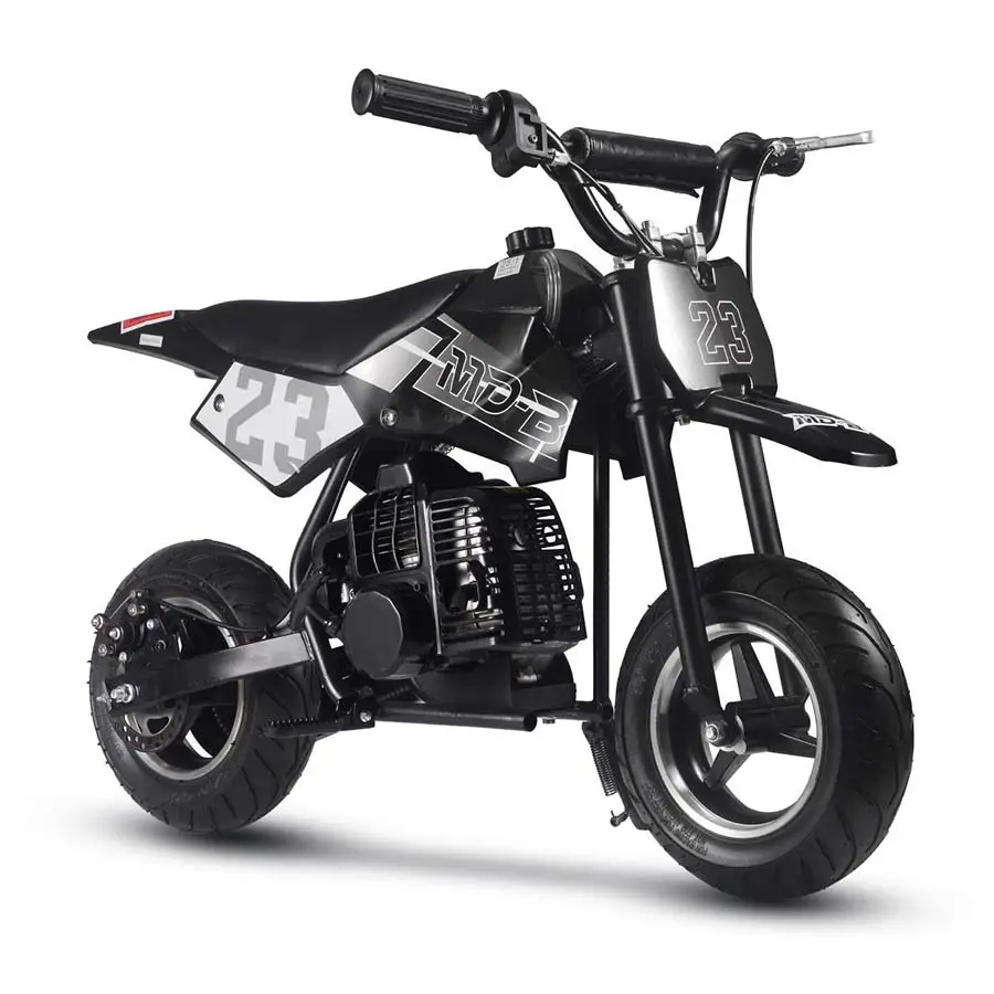 Nieuwe Mode 2-takt Mini Crossmotor Pull Start Gas Mini Motorfiets 49cc Voor Kinderen
