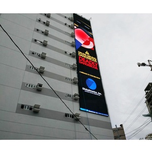 P16.67-16.67 açık su geçirmez şeffaf cam LED perde ekran şerit tel örgü elek bina reklam videosu medya kullanımı için - Product Image 4