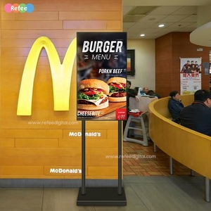 Tragbarer Smart Android Network Advertising Kiosk LCD Digital Signage und Poster TV Monitor OEM Media Use Restaurant Retail - Product Image 2