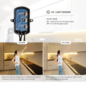 PIR Bewegungssensor für menschlichen Körper Detektor Infrarot 12 V Bewegungssensor- und Positionssensor Lichtsteuerung - Product Image 4