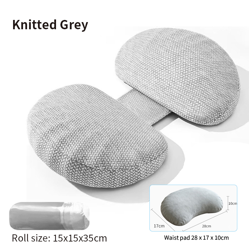 tejido gris+almohadilla de cintura